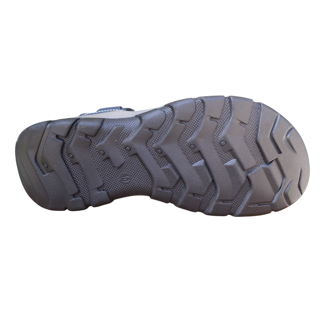 Valleverde sandalo da uomo con plantare ergonomico in pelle 54803 blu