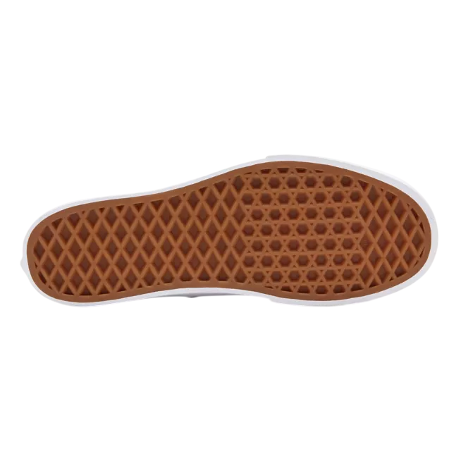 Vans Authentic Platform nere da donna, modello VN0A3AV8BLK in tela con suola platform e battistrada waffle - suola