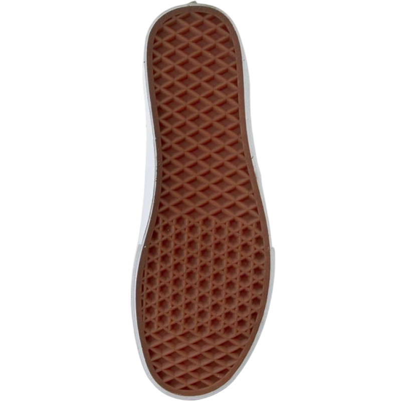 Vans Authentic bianche da donna, modello VN0003B9IQU in tela con motivi geometrici e suola in gomma waffle - suola
