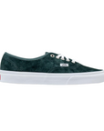 Sneakers Vans Authentic VN0A38EMU5J verde abete da donna in pelle scamosciata con suola in gomma vulcanizzata e design premium - esterno