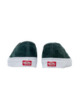 Sneakers Vans Authentic VN0A38EMU5J verde abete da donna in pelle scamosciata con suola in gomma vulcanizzata e design premium - posteriore