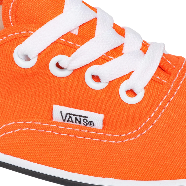 Sneakers Vans Authentic VN0A5KRDAVM1 arancioni unisex con suola in gomma vulcanizzata e design classico colorato - dettaglio