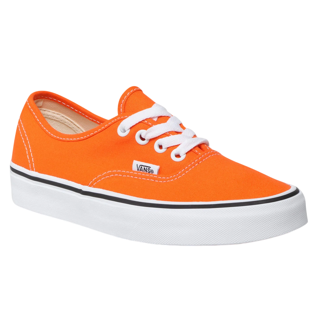 Sneakers Vans Authentic VN0A5KRDAVM1 arancioni unisex con suola in gomma vulcanizzata e design classico colorato - frontale