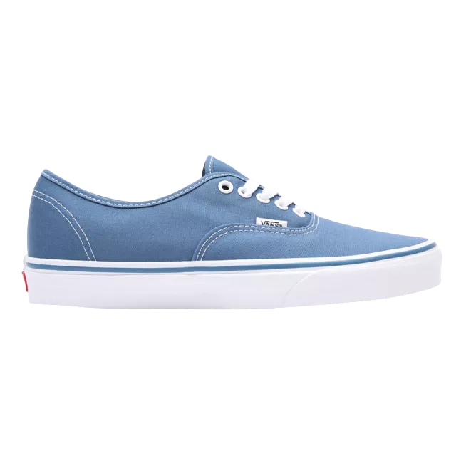 Sneakers Vans Authentic VN0EE3NVY blu chiaro da uomo con suola in gomma vulcanizzata e design classico in tela navy - esterna