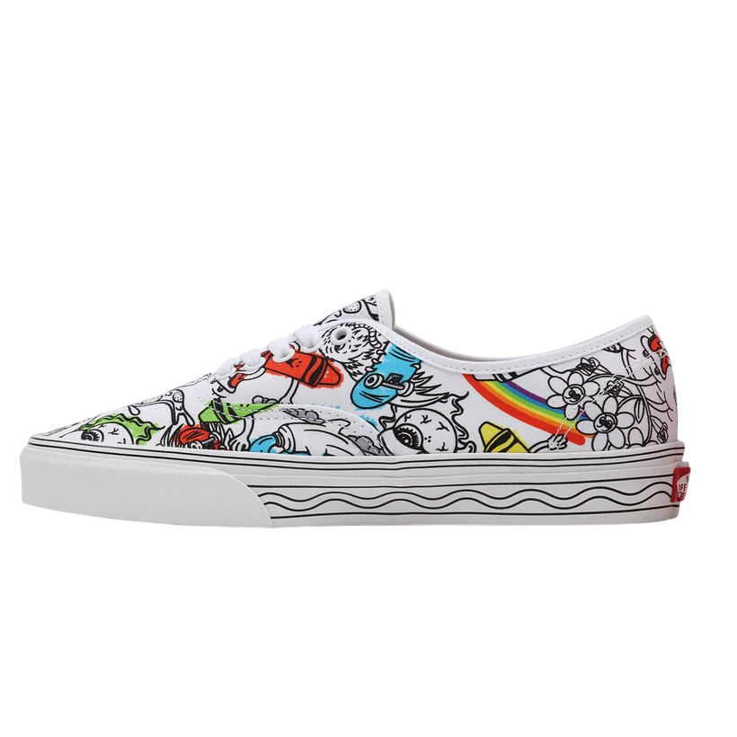 Sneakers Vans Authentic x Crayola VN0A5KRDARE DIY a fantasia unisex con design personalizzabile e collaborazione speciale - interno