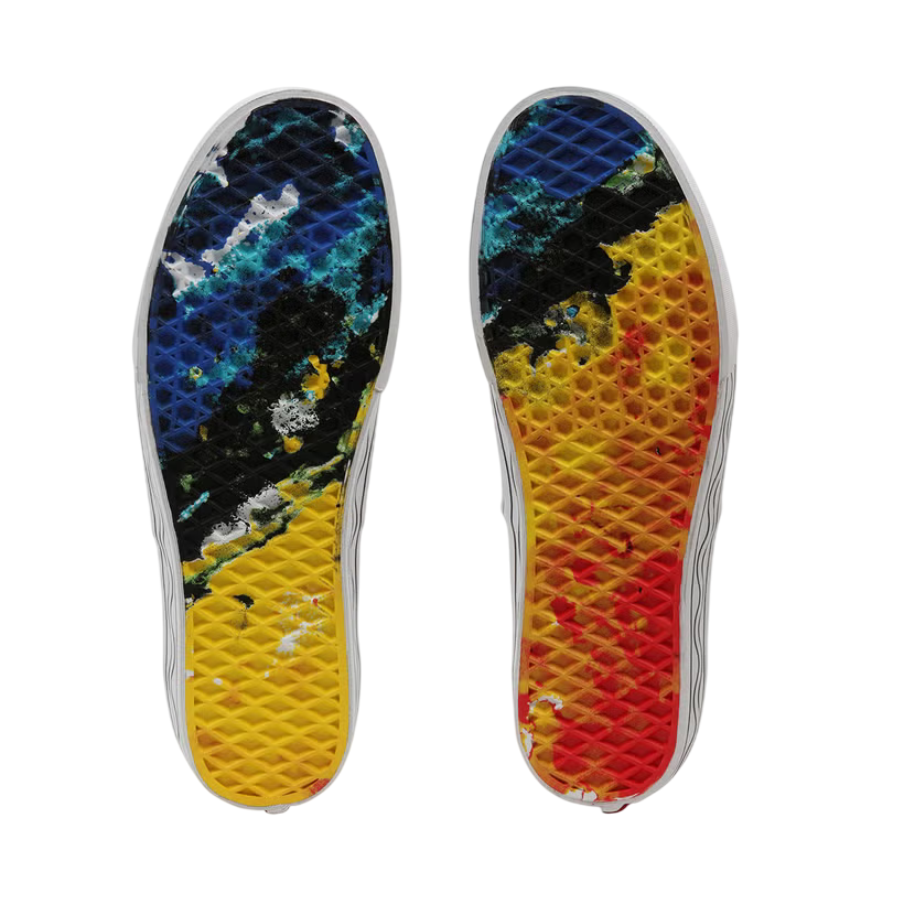 Sneakers Vans Authentic x Crayola VN0A5KRDARE DIY a fantasia unisex con design personalizzabile e collaborazione speciale - suola