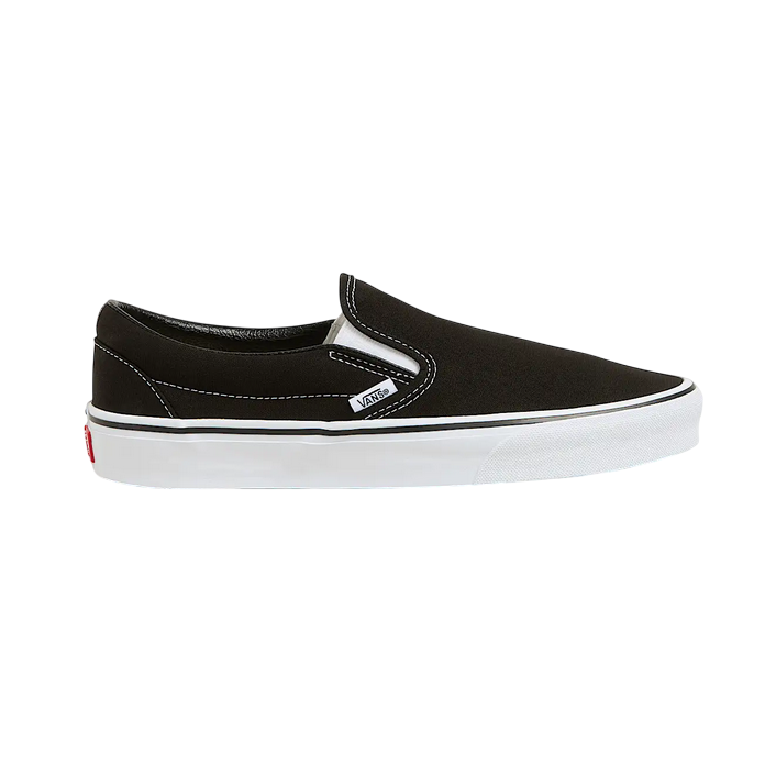 Sneakers Vans Classic Slip-On VN000EYEBLK nere in canvas con design slip-on senza lacci iconico