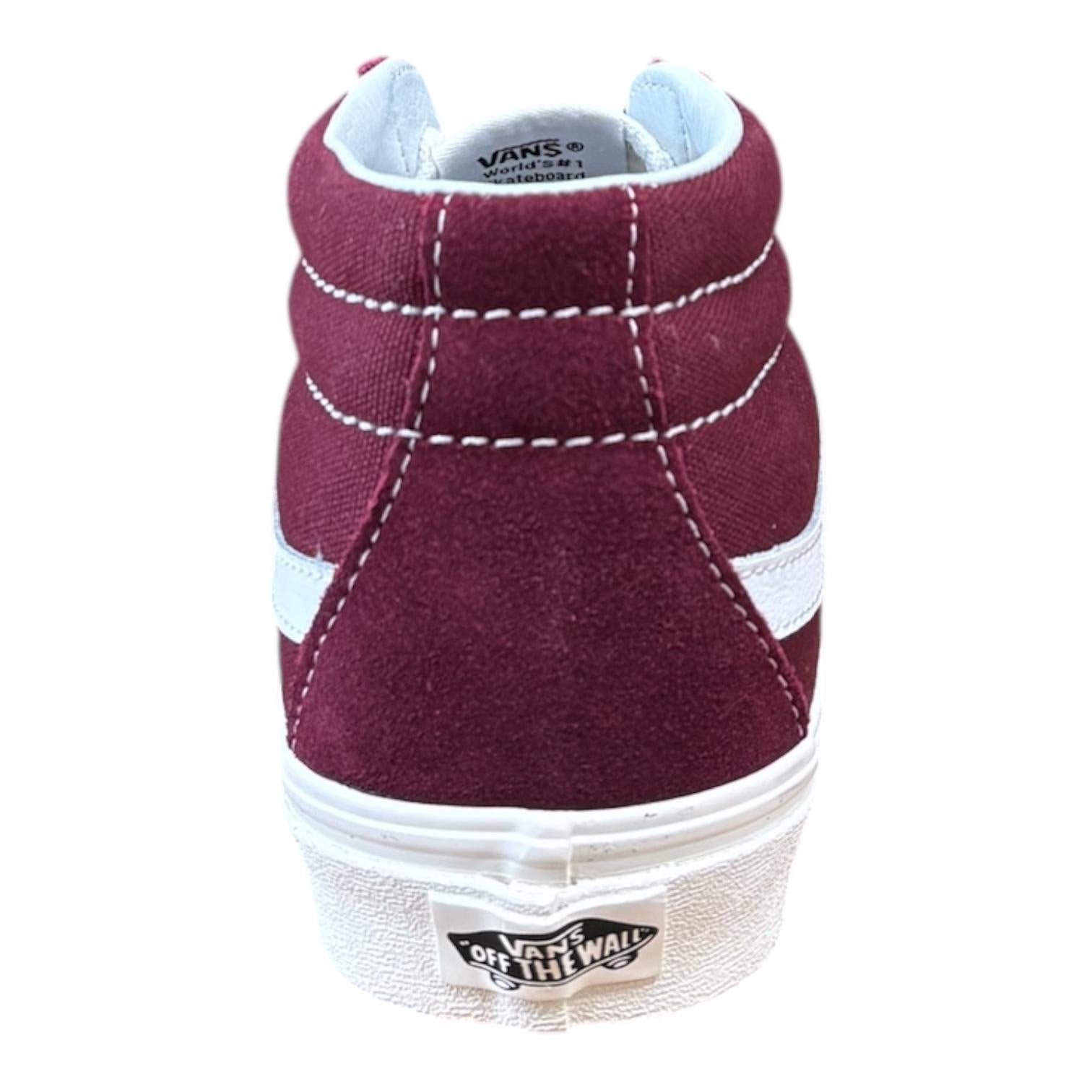 Vans Sk8-Mid Reissue VN0A3MV8U8M tomaia in pelle, suola in gomma. Battistrada a forma di Waffle.