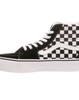 Vans scarpa sneakers alta da donna con zeppa SK8-Hi VN0A3TKNQXH1 nero-bianco