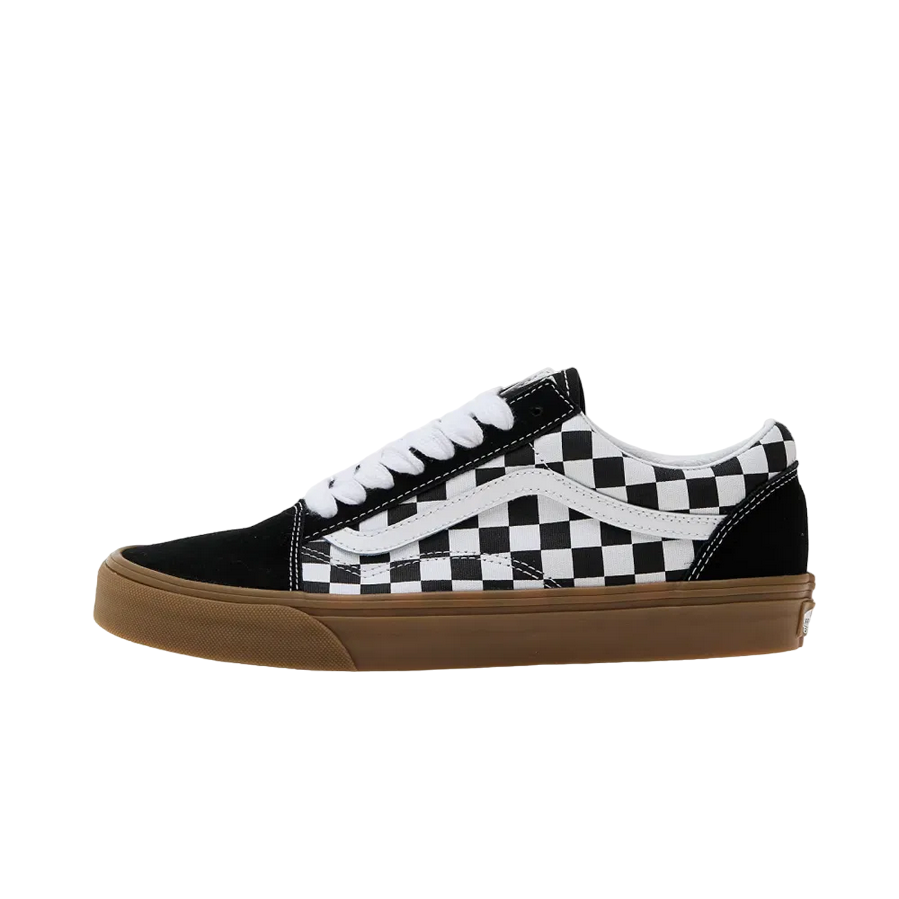 Vans scarpa sneakers da adulti Old Skool con quadri VN0A2Z42BM81 nero-bianco