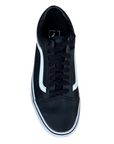 Vans scarpa sneakers da adulti Old Skool in pelle VN0A38G1NQR nero-bianco