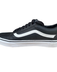 Vans scarpa sneakers da adulti Old Skool in pelle VN0A38G1NQR nero-bianco