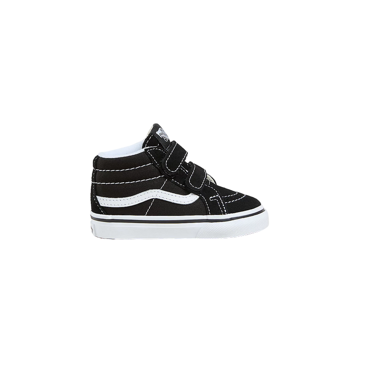 Vans scarpa sneakers da bambono con strappo SK8-Mid Reissue V VN00018W6BT nero-bianco