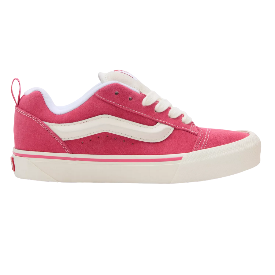 Vans scarpa sneakers da donna Knu Skool VN0009QCBJ11 rosa bianco