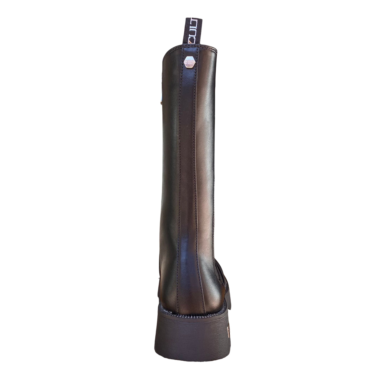 Vista posteriore tallone stivaletto Cult ragazza con supporto robusto e design elegante