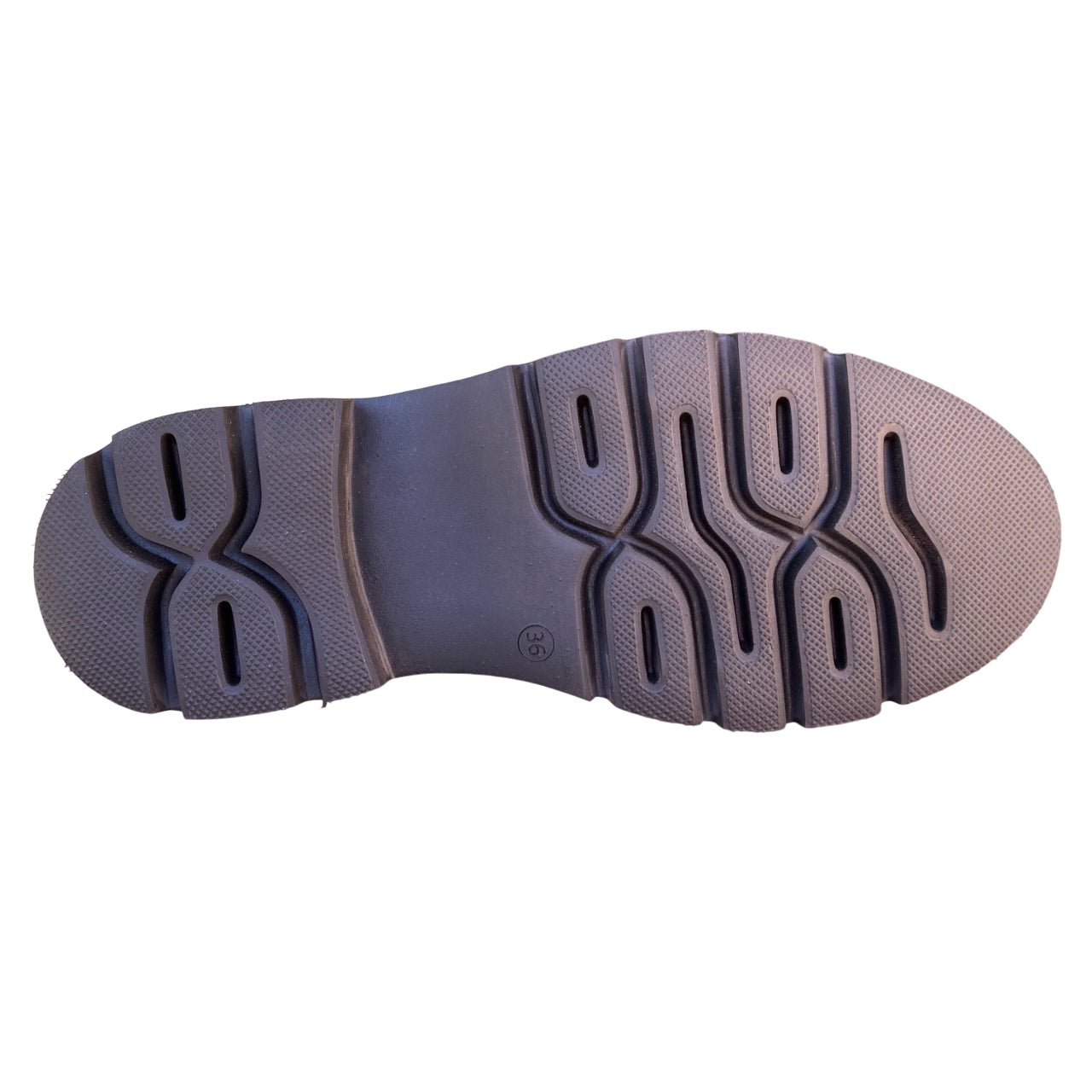 Vueva – Scarpa Bassa Donna in Pelle con Borchiette UB385203M1 Nero | Chic Grintoso e Comfort di Tendenza - suola