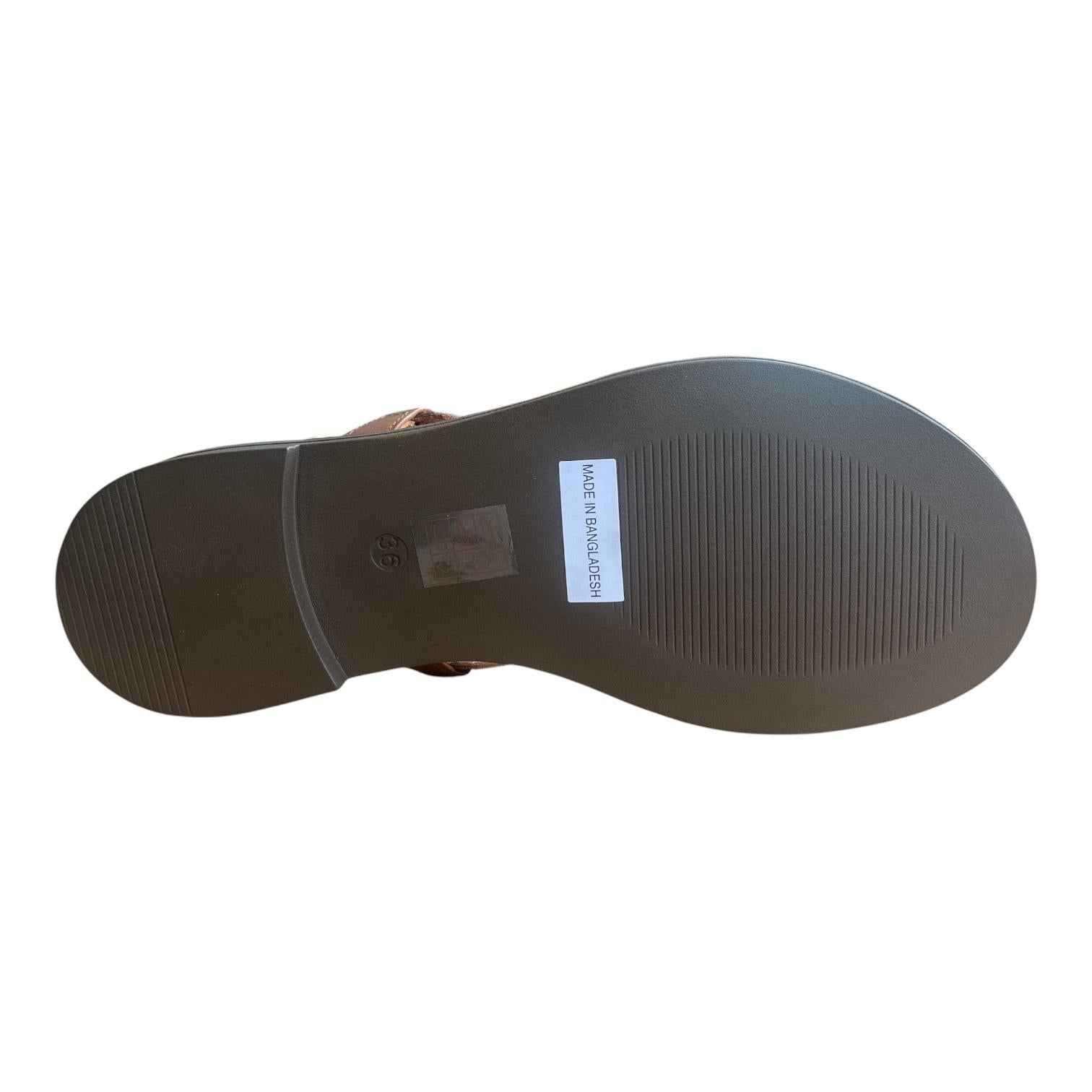 Vueva sandalo basso da donna WD425R33 marrone
