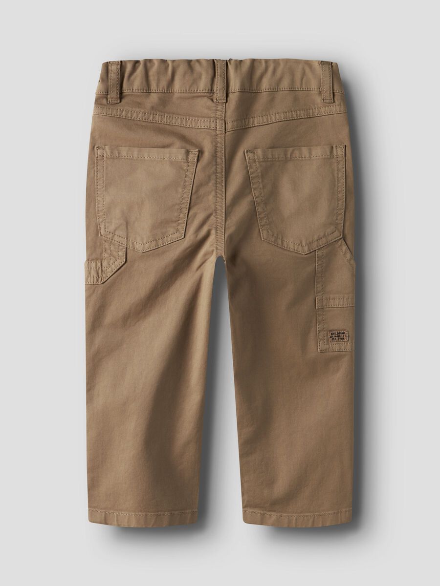 name it pantalone bombo in twill MBen Tap 13249476 Kelp