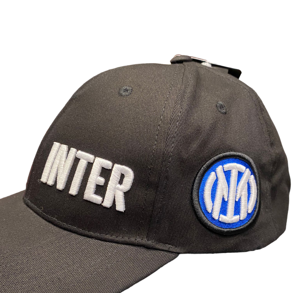 Inter Cappellino Baseball con visiera INT CA-C03 nero taglia unica