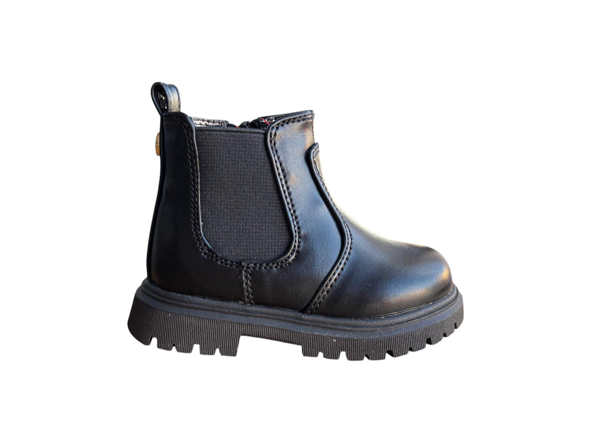 Cult stivale bimbo senza laccio con cerniera laterale T-431 20-26 nero