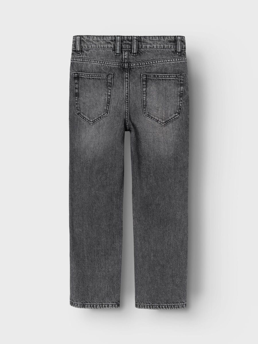 name it pantalone Jeans Junior dritto Ryan 13224456 slavato marrone