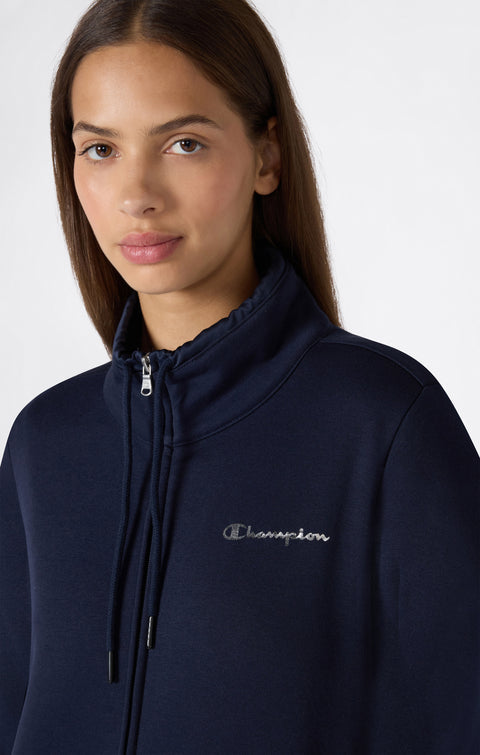 Champion Tuta sportiva da donna in cotone garzato 118944-BS501 blu