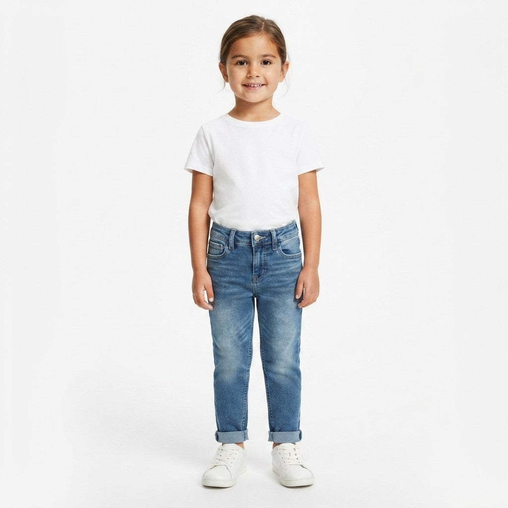 Levi's Kids pantalone in jeans da ragazzi 6EL347-LD3 blu chiaro