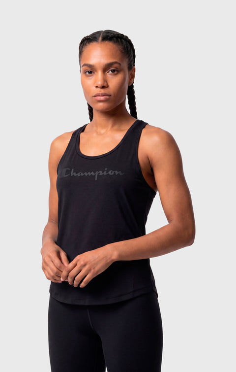Champion canotta running da donna 119138-KK001 nero