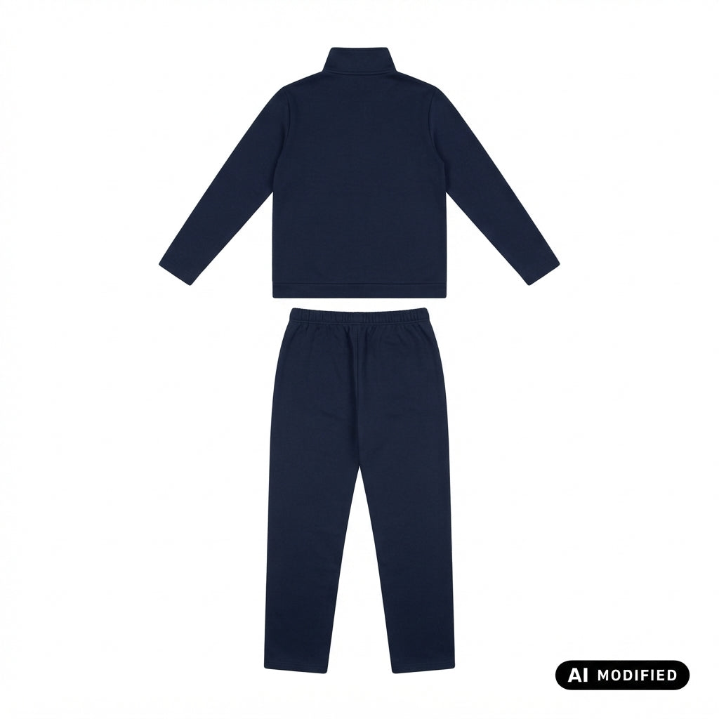 Lotto tuta sportiva felpata da donna Gal 222881 1C1 blu