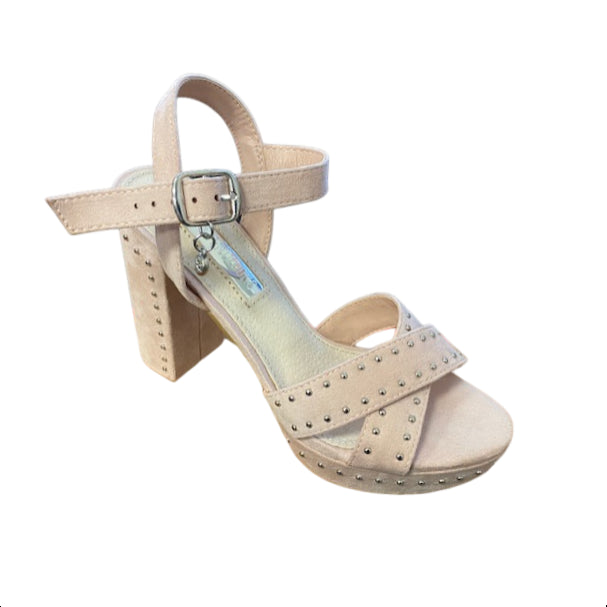 Xti Scarpe Donna con Tacco 11 cm e Borchie - 32056 Rosa - front