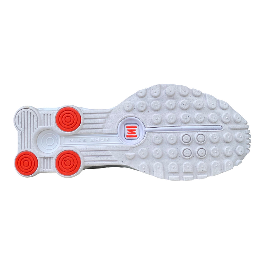 Nike Shox R4 AR3565-101 Sneakers Bianco-Argento Donna