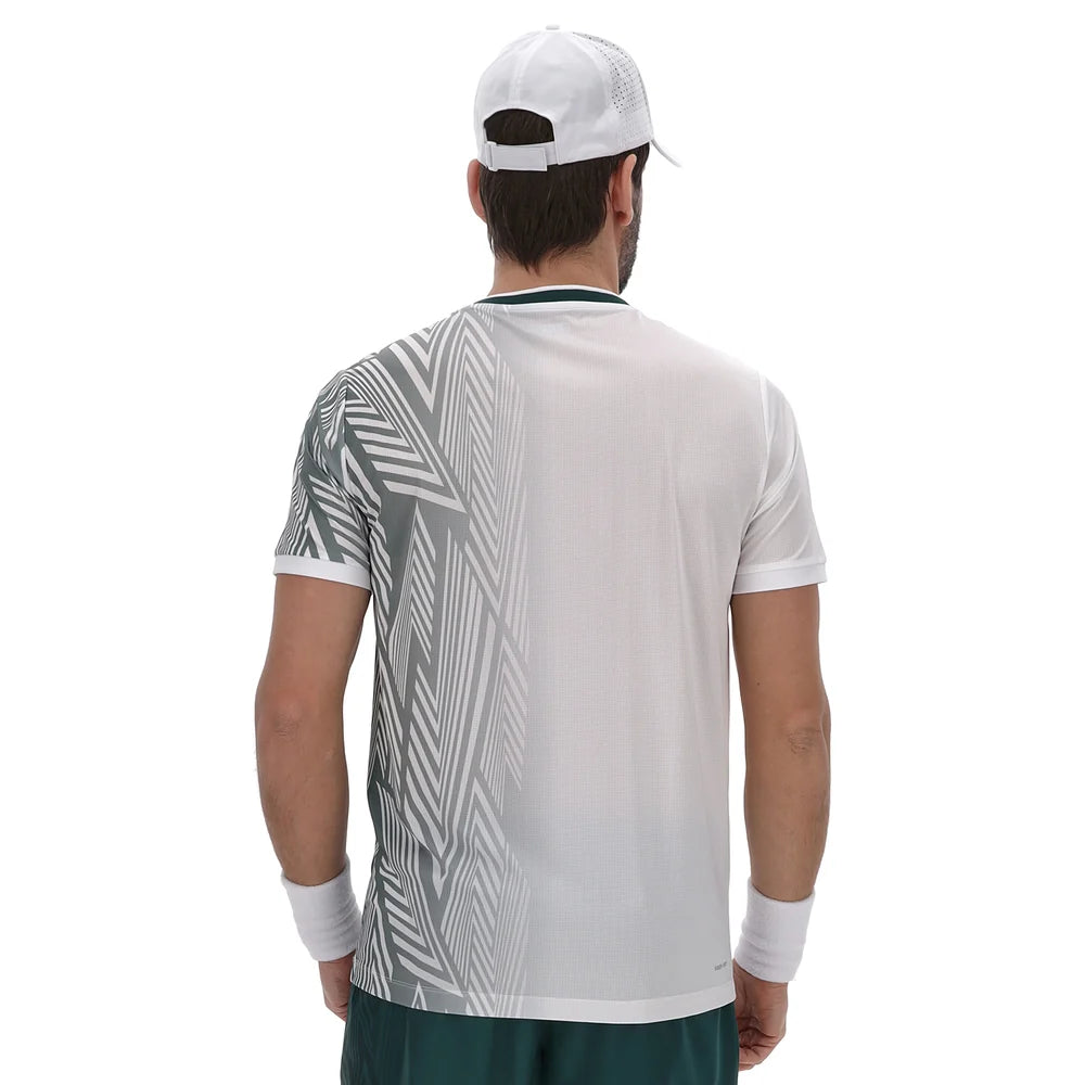 Lotto MAGLIETTA uomo da TENNIS TECH D3 BIANCO 223334-ERX