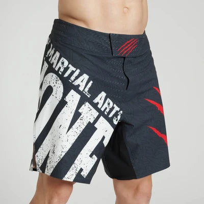 Leone pantaloncino sportivo da uomo PRIMAL INSTINCT MMA shorts AB945 nero