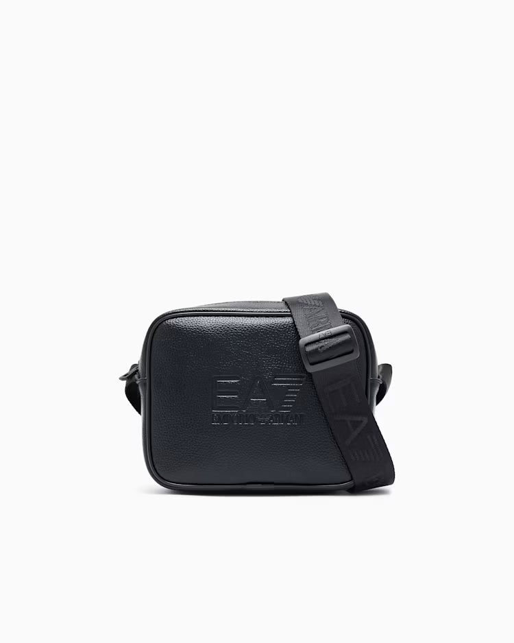 EA7 ARMANI Borsa a tracolla con logo in rilievo e tracolla regolabile 7W001619 AF27199 UC001 nero