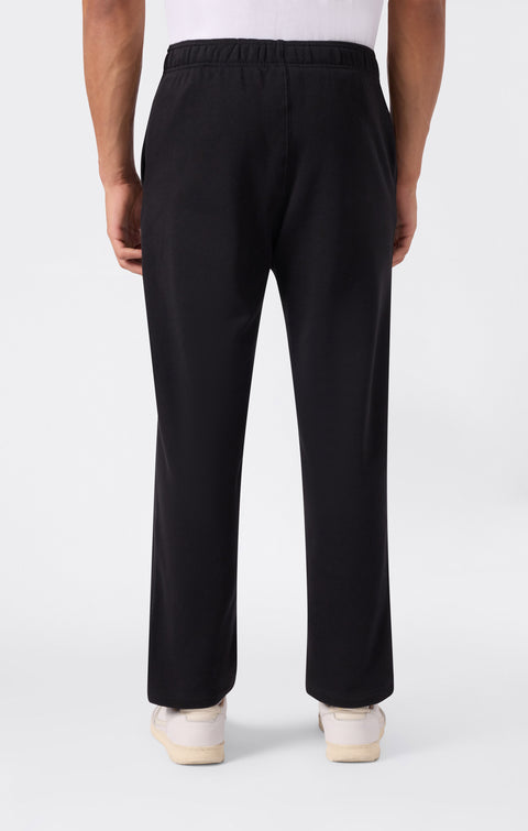Champion pantalone sportivo da uomo in cotone felpato 221801-KK001 Nero