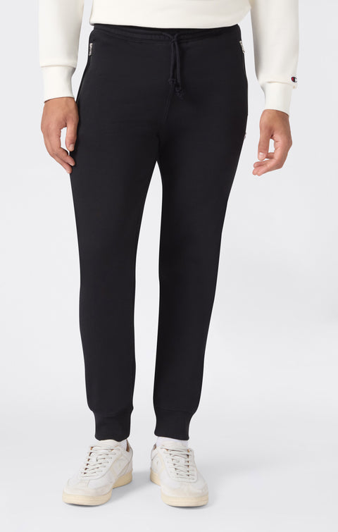 Champion pantalone sportivo da uomo con polsino 220300-KK001 nero