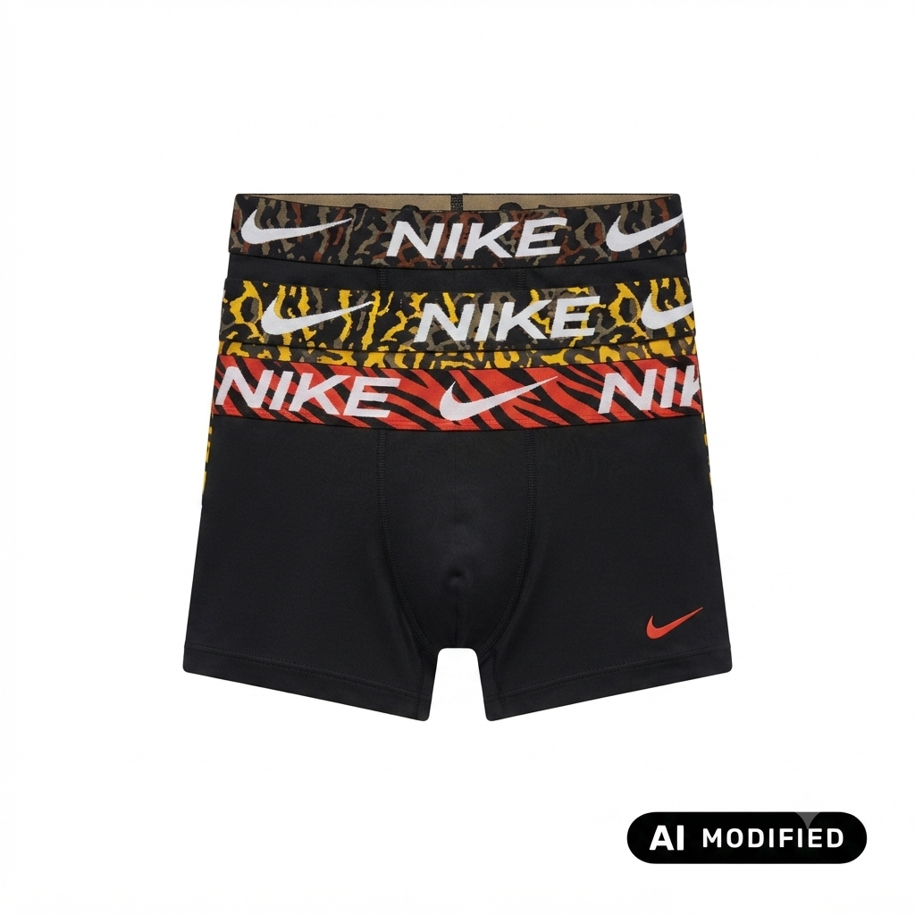 Nike Confezione 3 paia boxer in microfibra da uomo KE1156-EWT nero