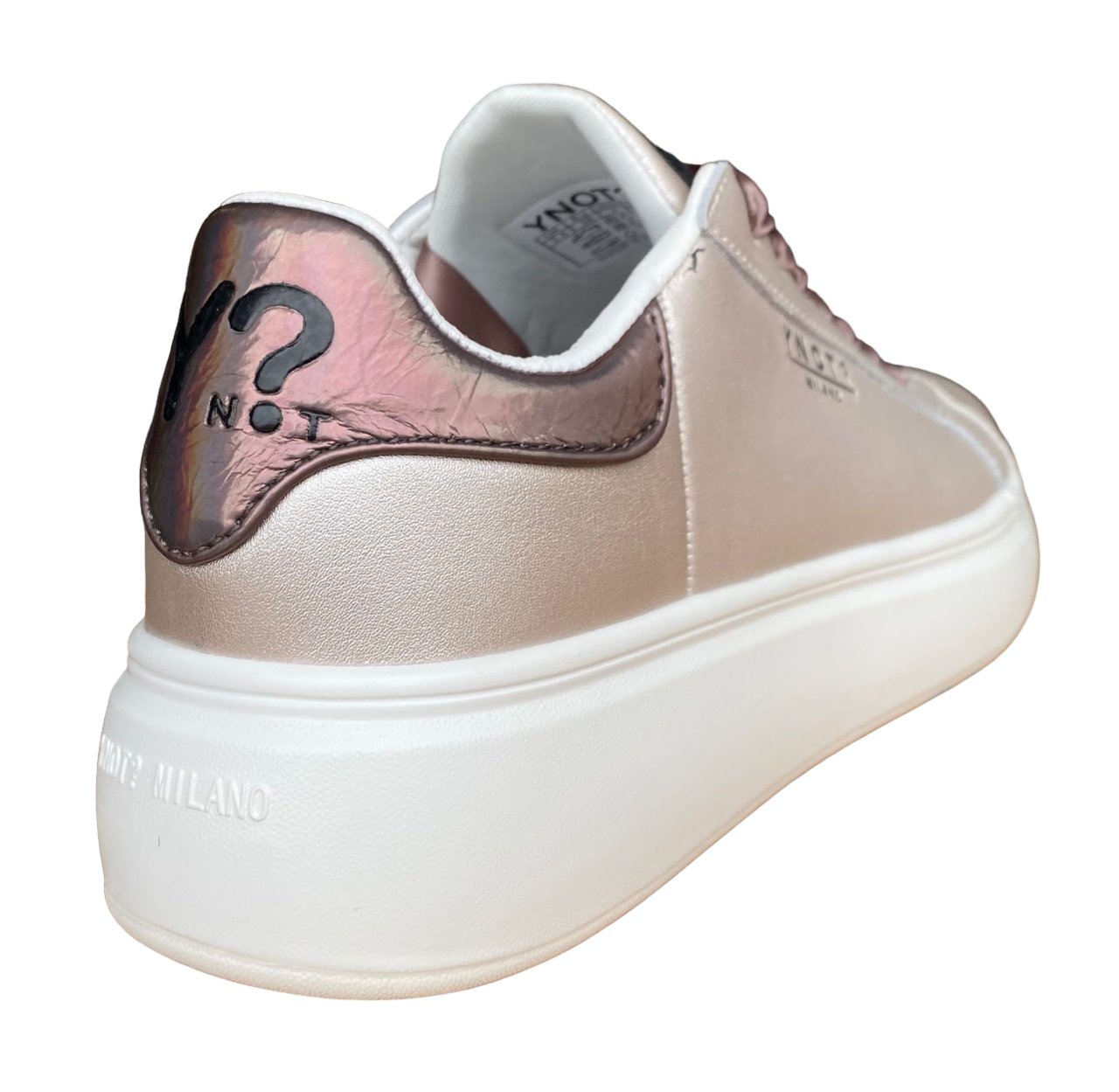 YNot scarpa sneakers da donna Queen YNI3420B platino