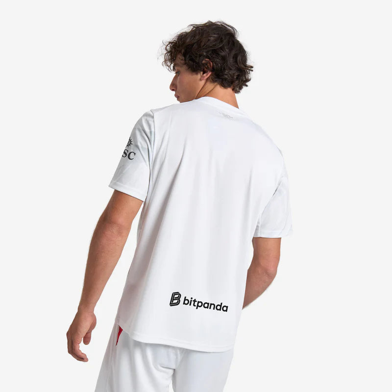 Puma maglia da calcio uomo Milan ACM Away Jersey Replica 784130-02 bianca
