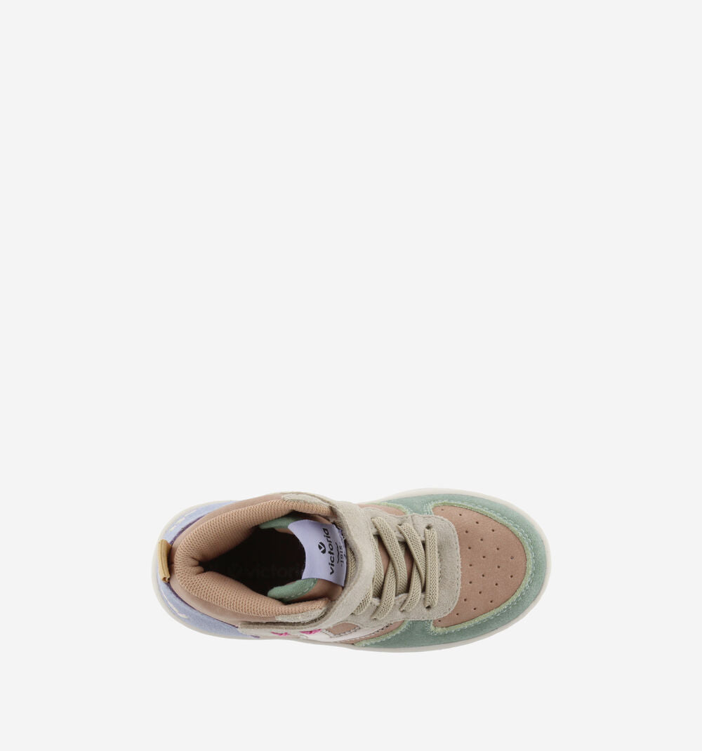 Victoria scarpa sneakers da ragazza con laccio elastico e strappo TIEMPO 1124122-118 beige