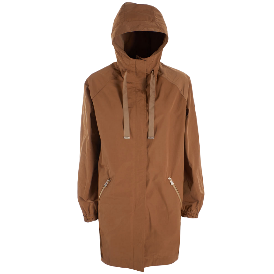 Yes Zee cappotto Parka da donna con cappuccio O430-NH00-0247 tabacco