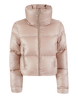 Yes Zee giubbotto corto da ragazza con collo alto J059/O1JJ 0260 beige rosato