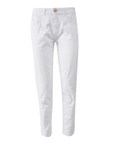 Yes Zee pantalone da donna Push Up in cotone elasticizzato 1319 P377 XX00 0101 bianco