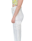 Yes Zee pantalone da donna con tasconi 1714 P356/J400 0250 sabbia