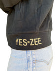 Yes Zee Felpa Donna Full zip In Punto Milano Cappuccio 1116 F001 0801 Nero - Dettaglio Logo