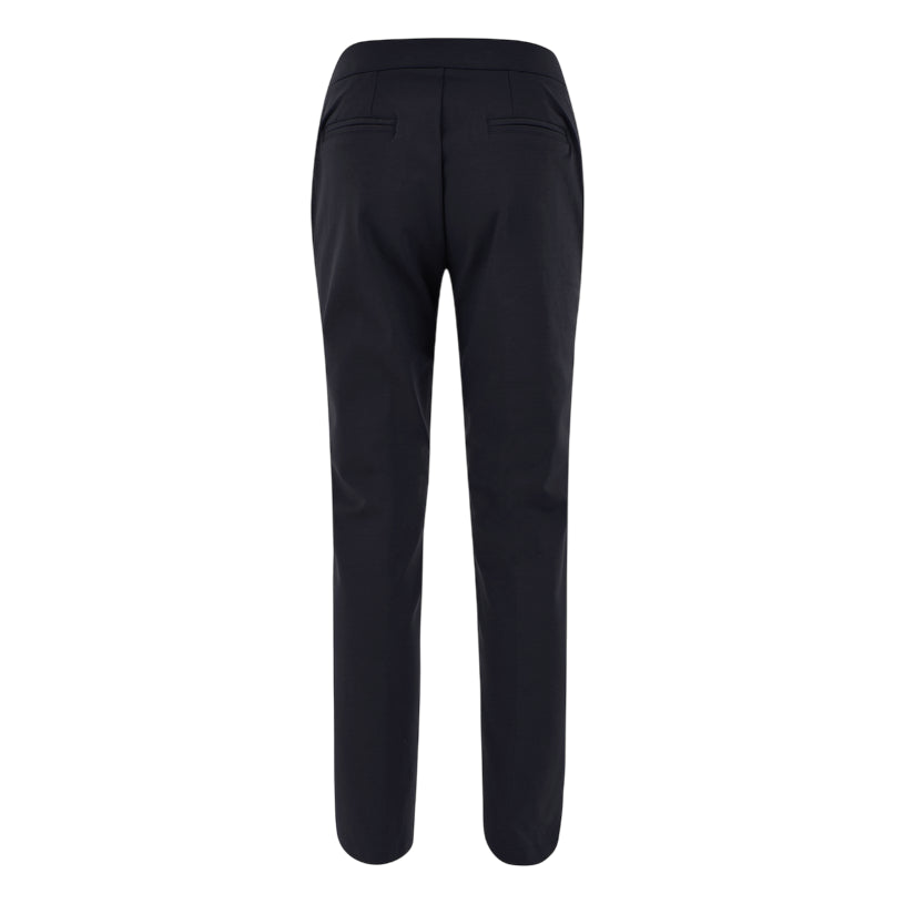 Yes Zee Pantalone Donna Chinos in Punto Milano 1016 P378 CE00 nero - Vista Posteriore