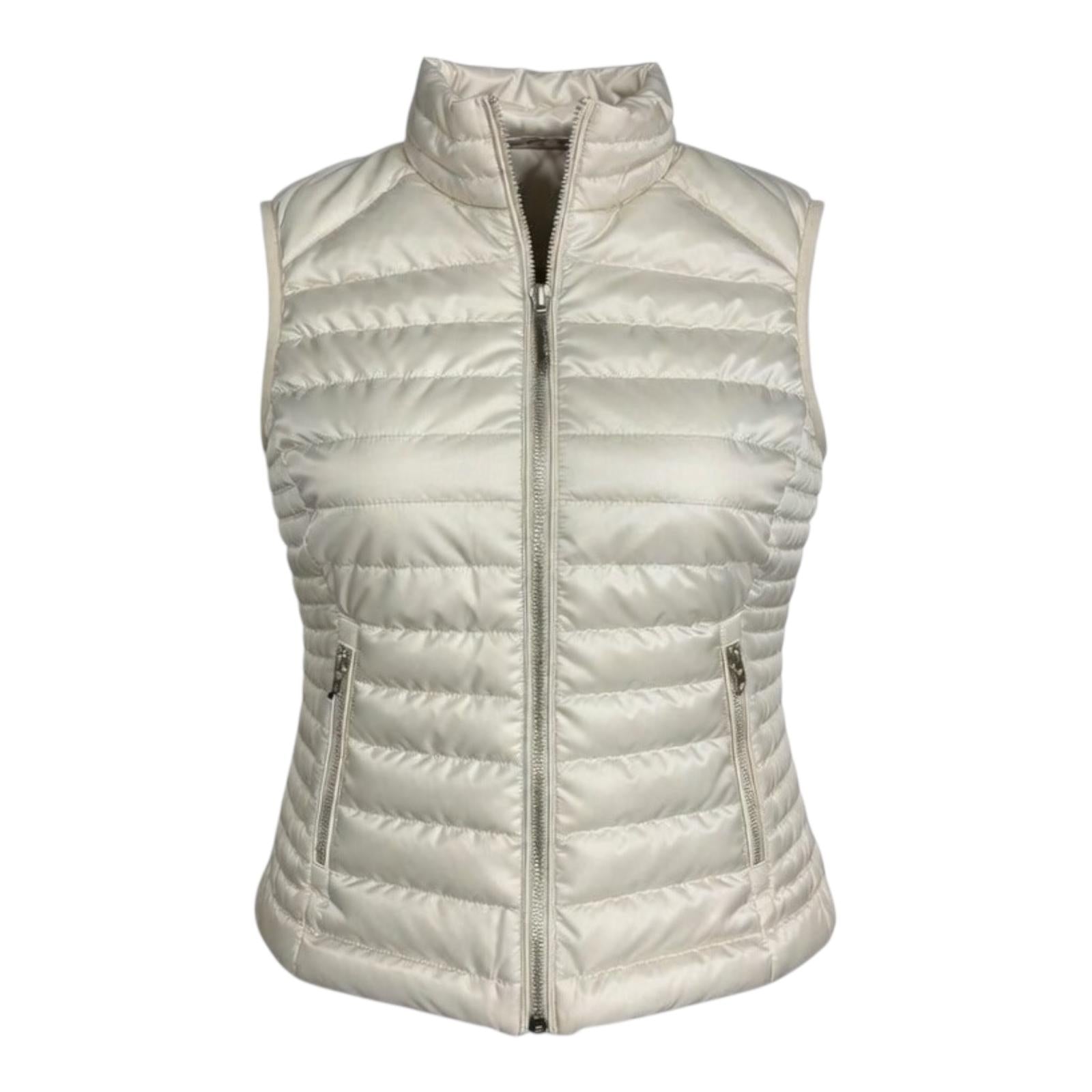 Yes Zee gilet donna 1011 J231 M500 0222 beige avanti