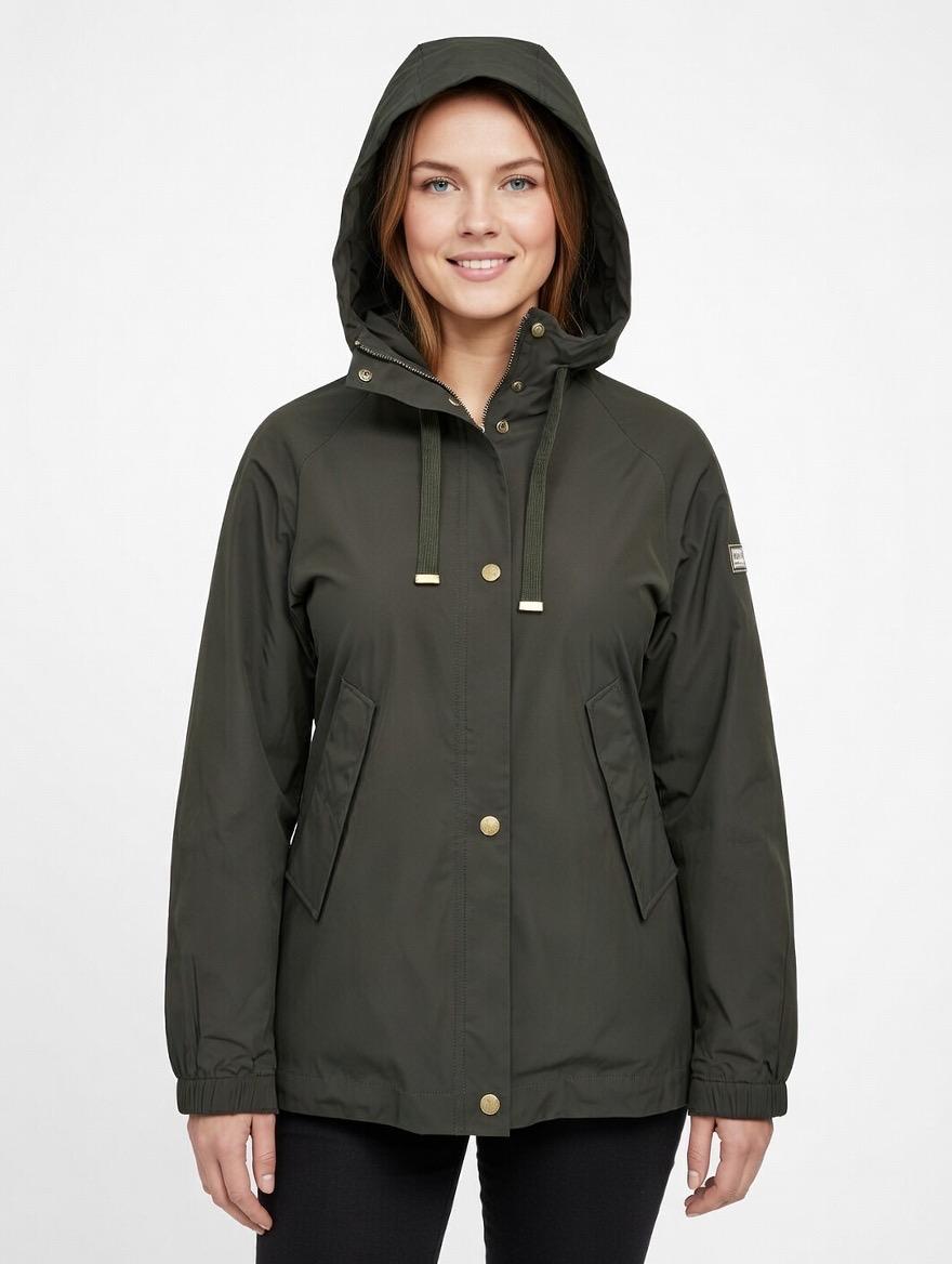 Yes Zee giubbino donna con cappuccio 1117 J434 NH00 0979 verde