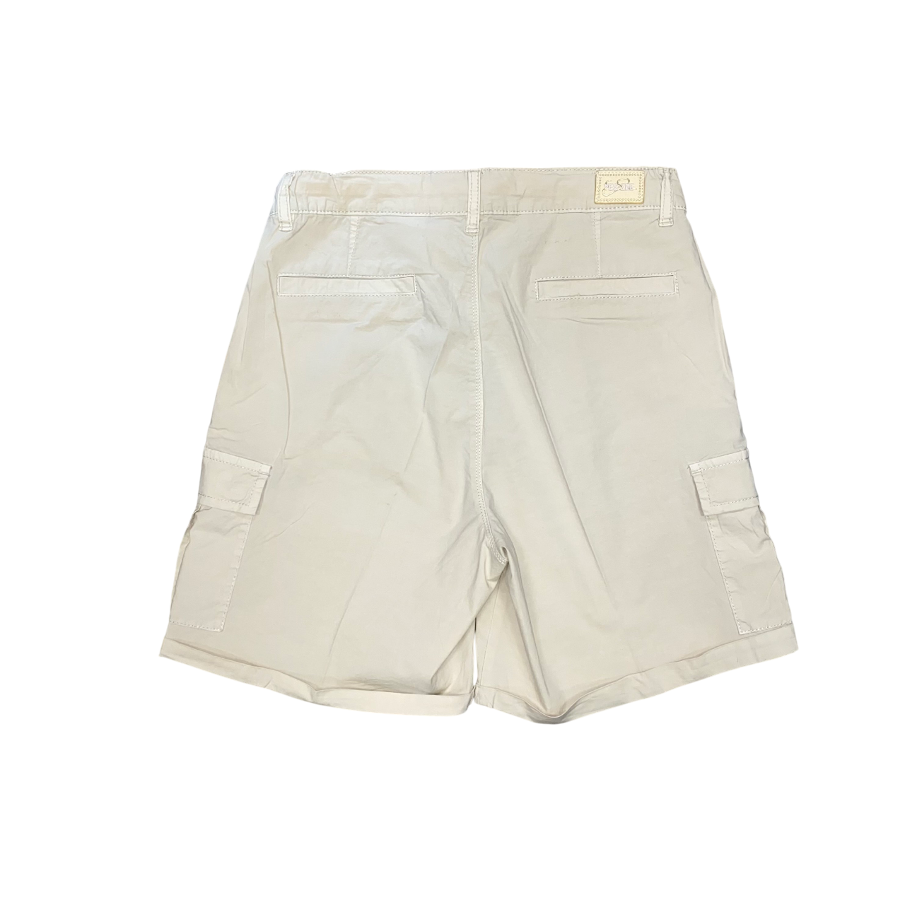 Yes Zee pantaloncino cargo da donna con laccetto in vita 1322 P221 WV00 0222 beige