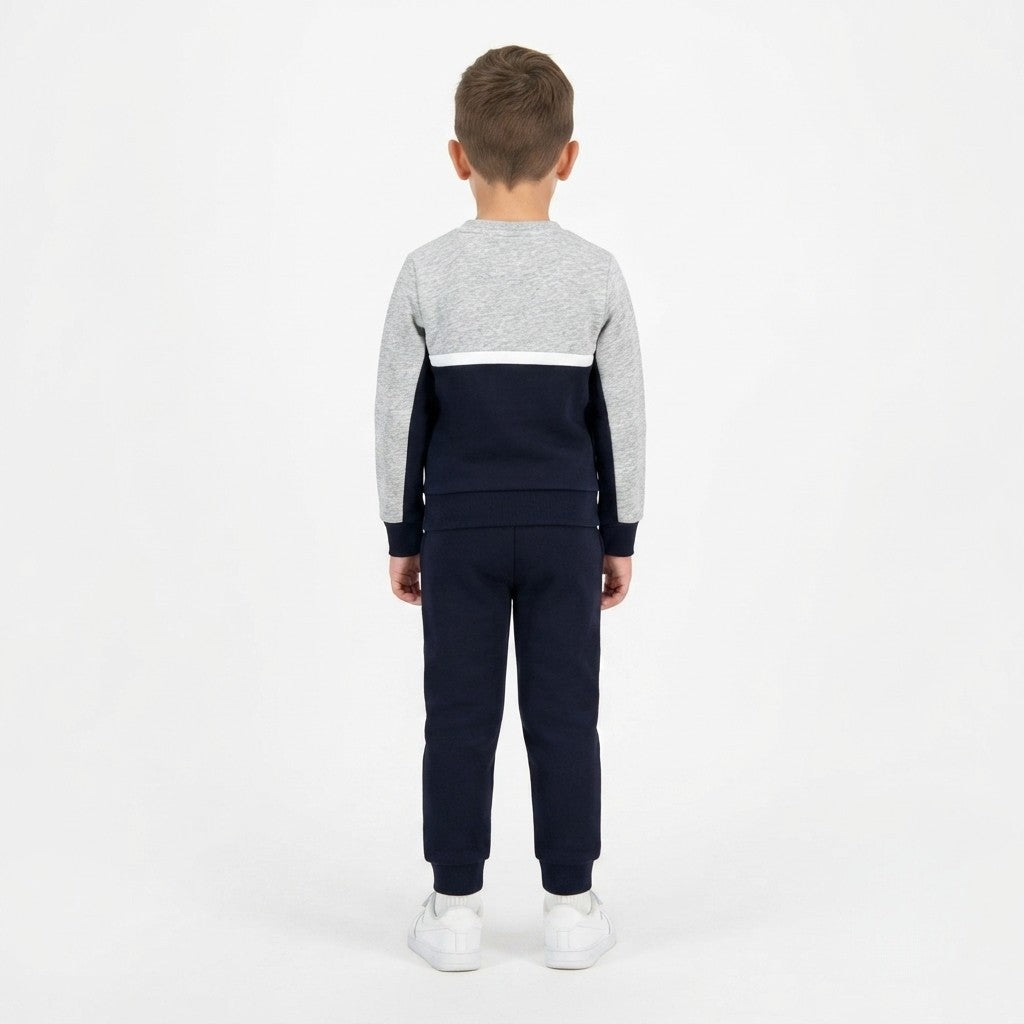 Champion tuta sportiva junior in cotone felpato Sweatsuit 307721 BS517 blu